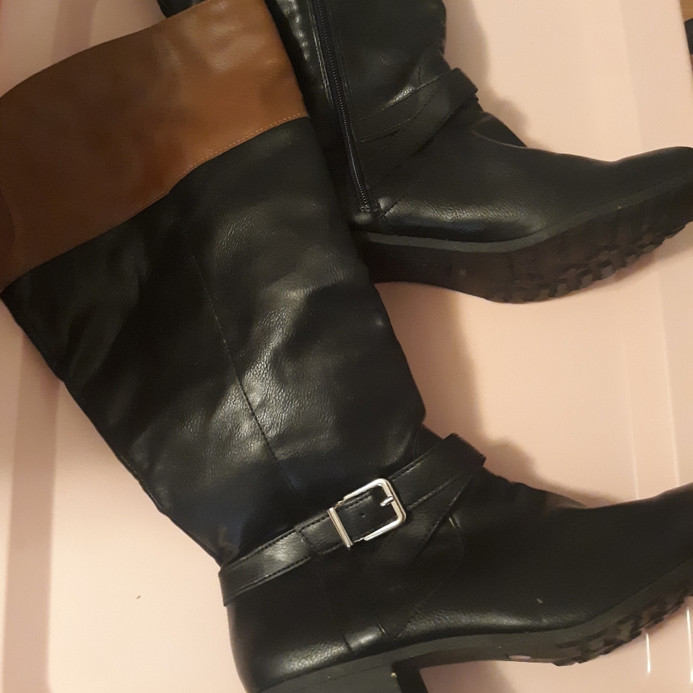Over calf boots